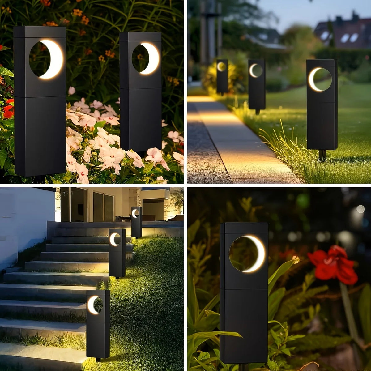 Solar Pathway Lights Outdoor Waterproof LED Garden Lighting for Yards and Patios
