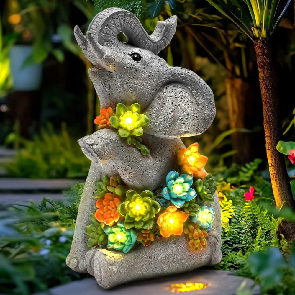 Solar Garden Turtle Statue Light For Outdoor Lawn Decor and Courtyards