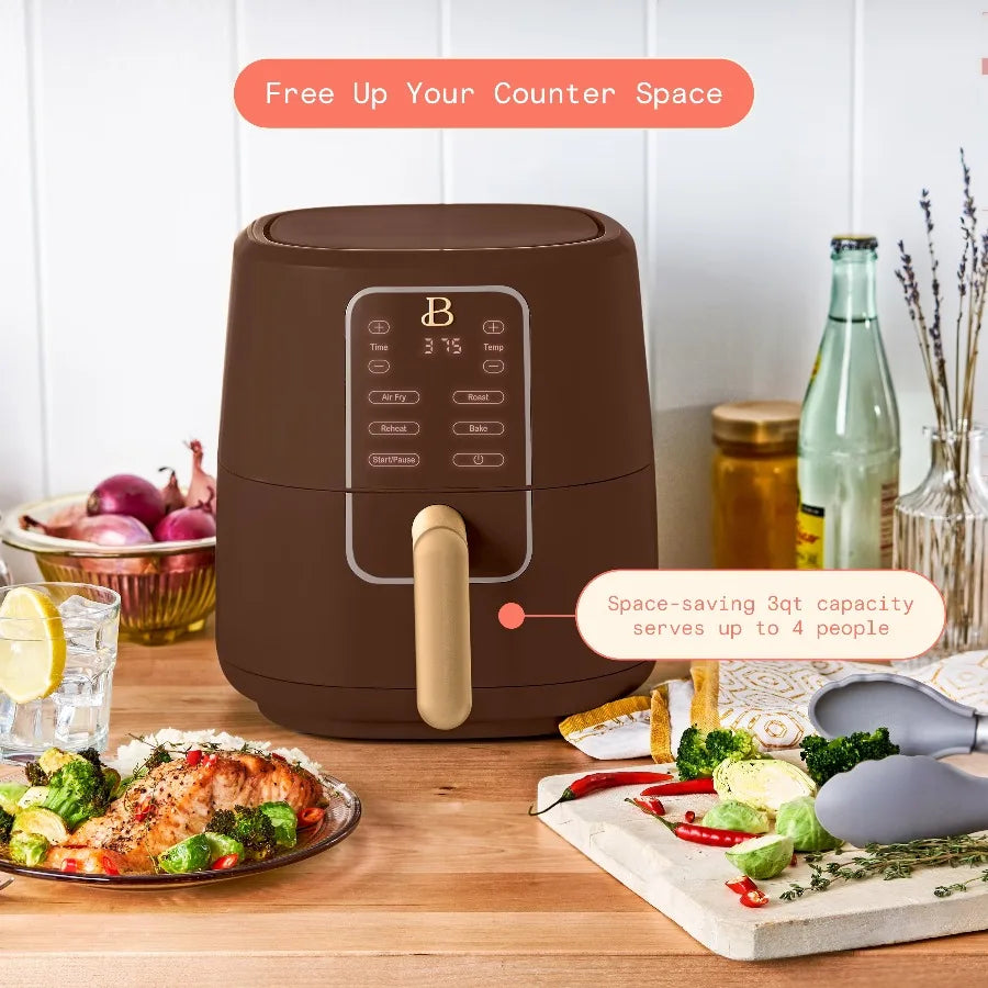 Beautiful by Drew Barrymore Digital Air Fryer with TurboCrisp Technology