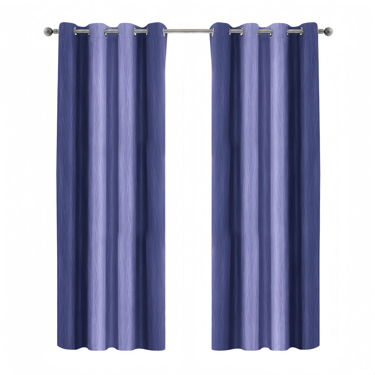 Thermal Insulated Blackout Grommet Window Curtains for Bedroom Privacy