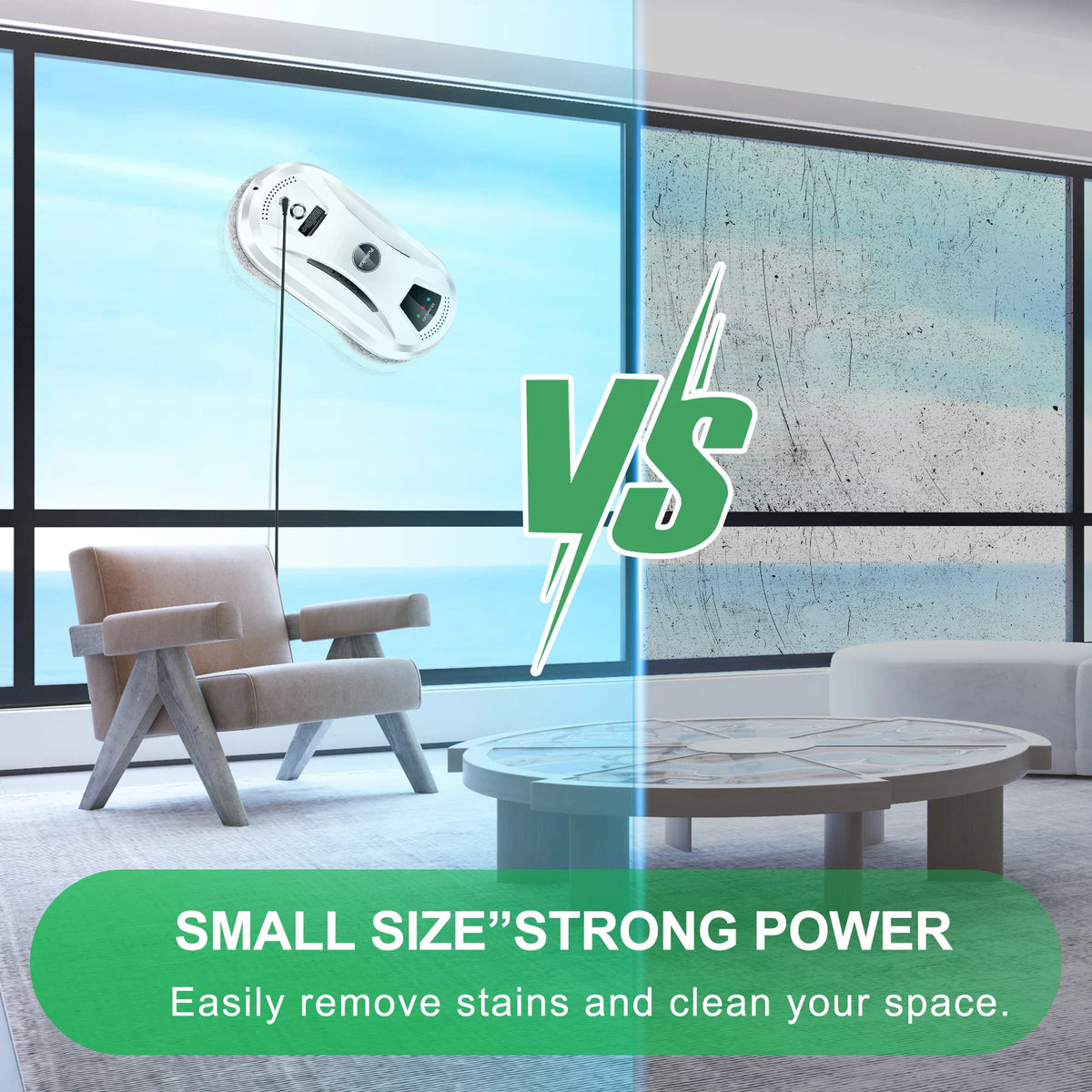 PuRuikai Smart Window Cleaning Robot Glass Vacuum Cleaner