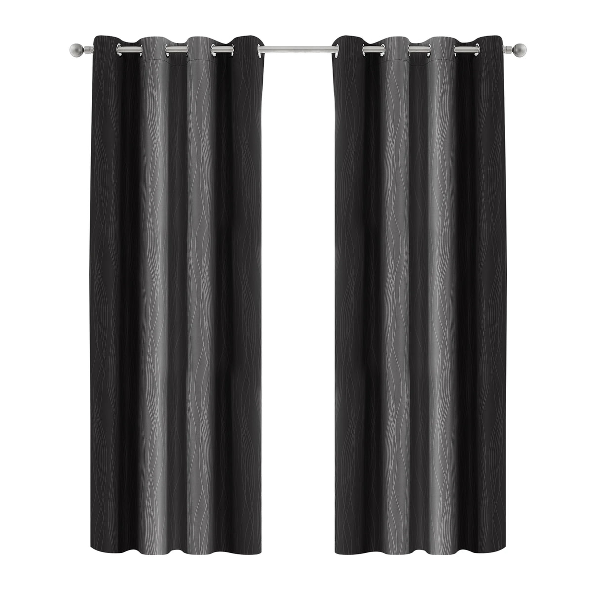 Thermal Insulated Blackout Grommet Window Curtains for Bedroom Privacy