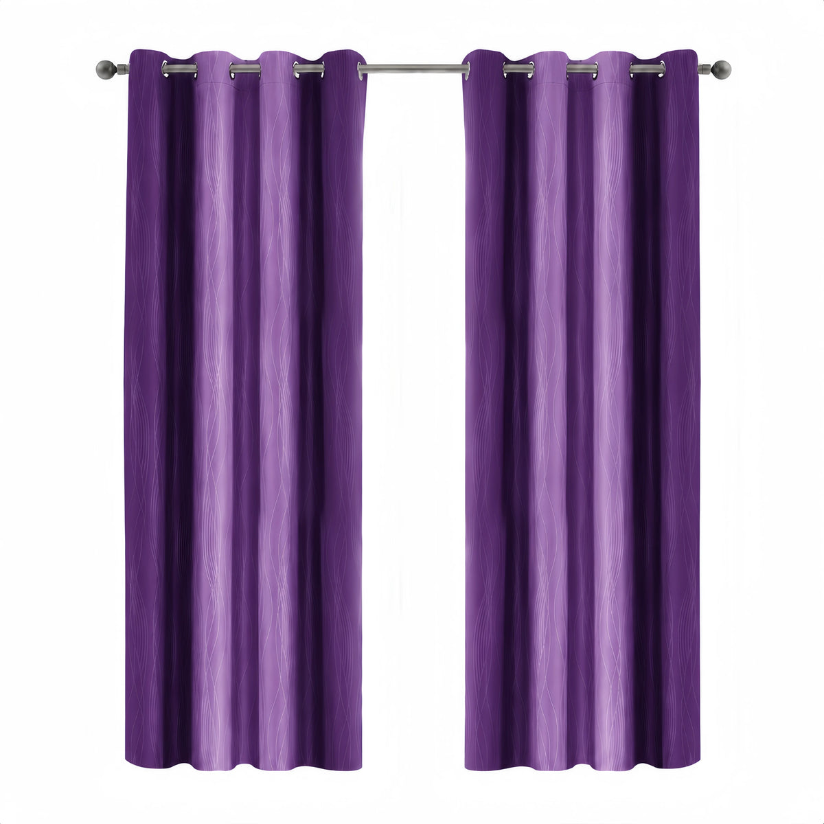Thermal Insulated Blackout Grommet Window Curtains for Bedroom Privacy