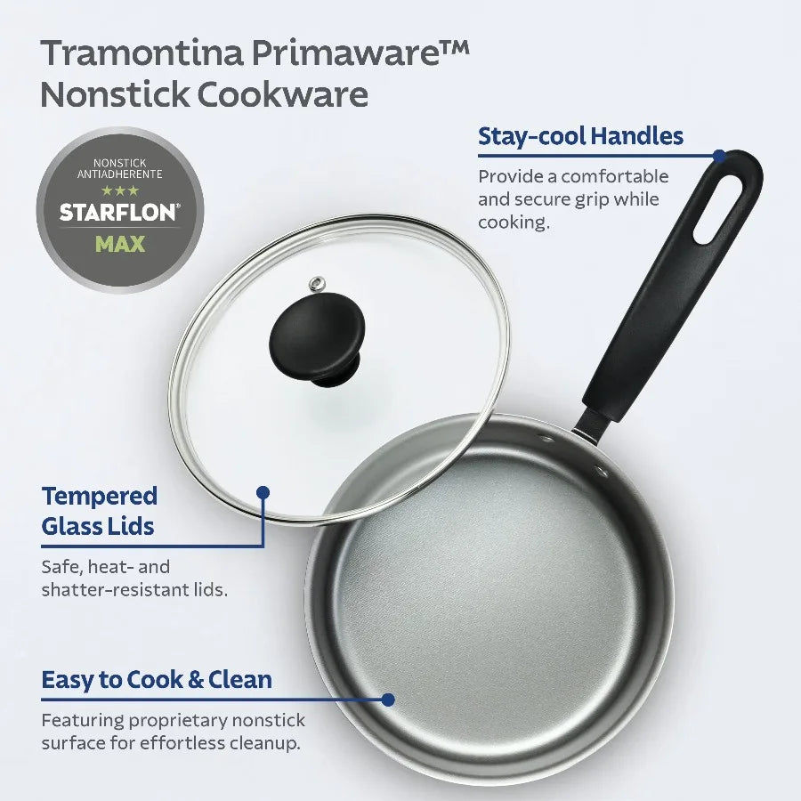 Tramontina Primaware Nonstick Aluminum Cookware Set For Everyday Cooking