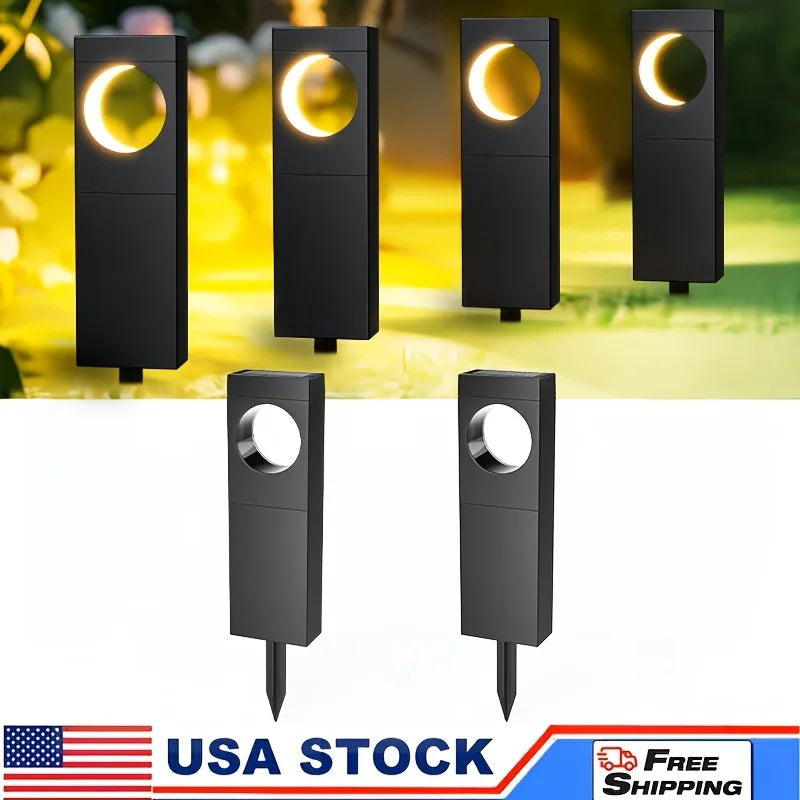 Solar Pathway Lights Outdoor Waterproof LED Garden Lighting for Yards and Patios