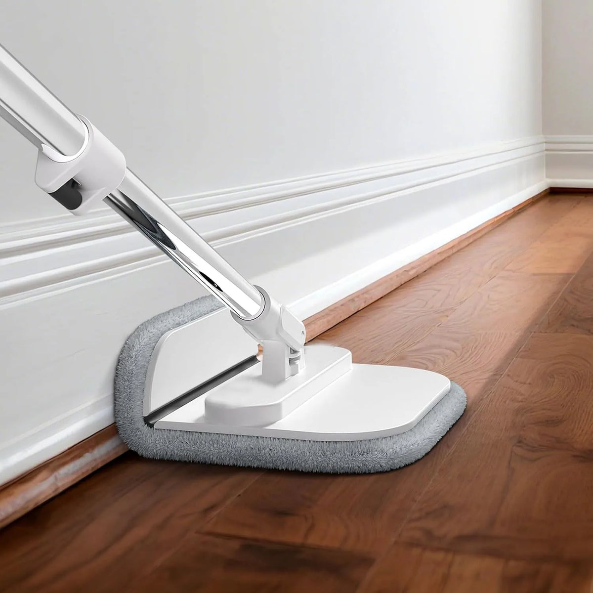 Round Self Wringing Spin Mop Bucket Set With Water Separation