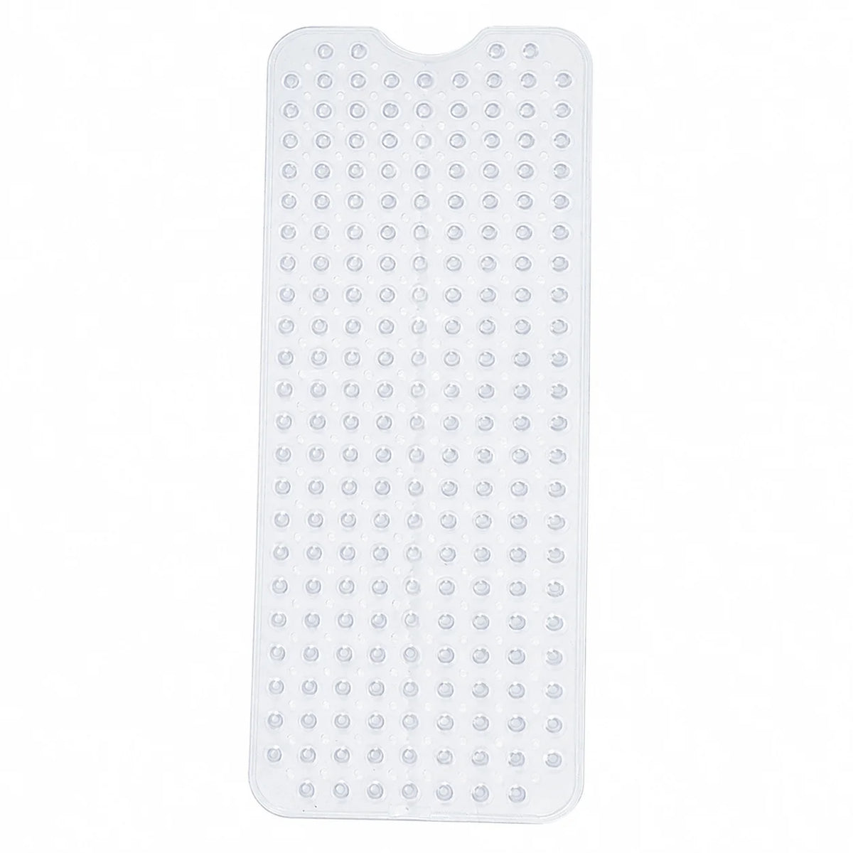 Pink PVC Non-Slip Bathtub Mat - Safe Shower Floor Liner with Drainage Holes, Soft Anti-Skid Bath Pad for Kids, Elderly & Daily Bathroom Safety (70x38cm)