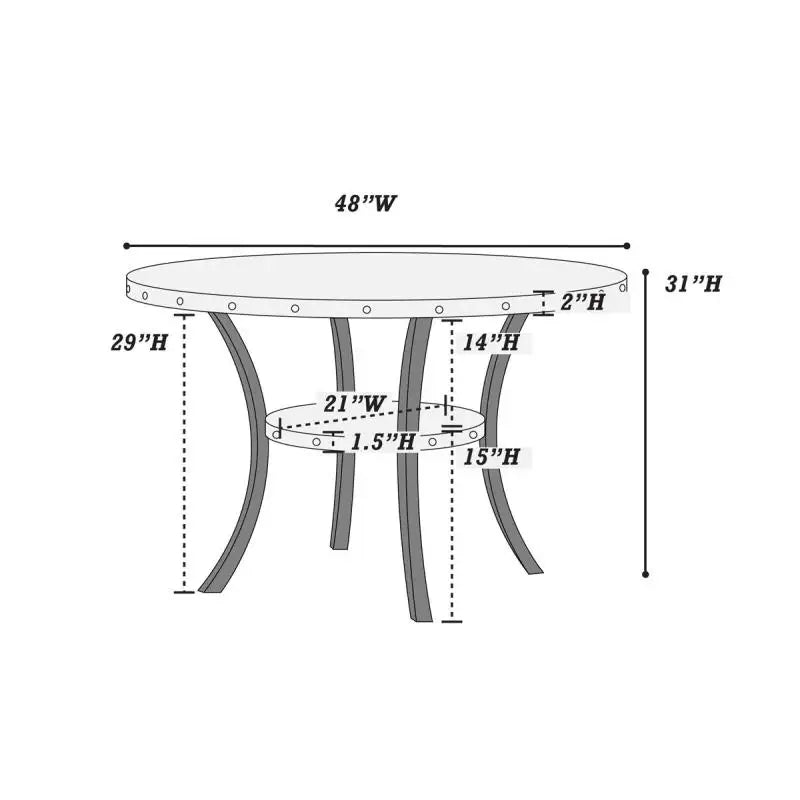 Traditional Formal Dining Table Set with Padded Side Chairs