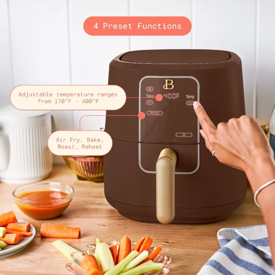 Beautiful by Drew Barrymore Digital Air Fryer with TurboCrisp Technology