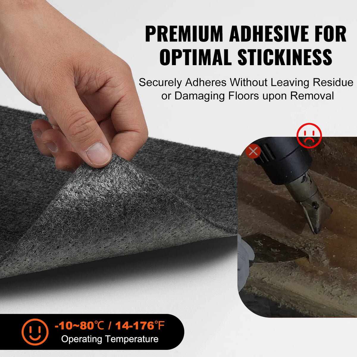 SucceBuy Peel And Stick Padded Carpet Tiles For Indoor Floors