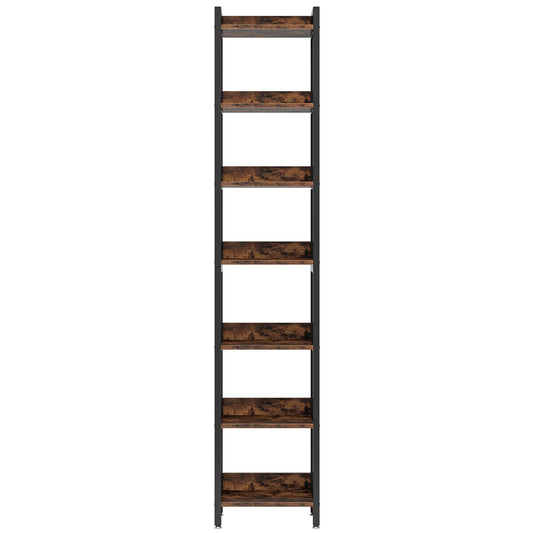 Tribesigns Tall Narrow Freestanding Bookshelf for Small Spaces