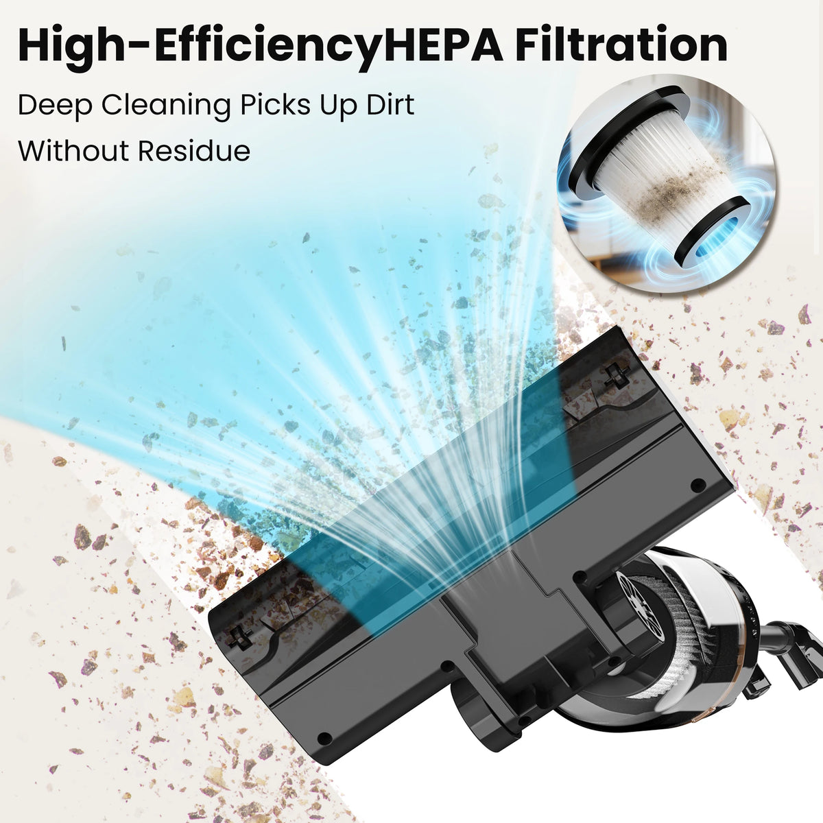 INSE R7 Corded Vacuum Cleaner Handheld Stick Vacuum 600W Powerful 3 In1 Lightweight Vacuum Cleaners for Home Hard Floor Pet Hair