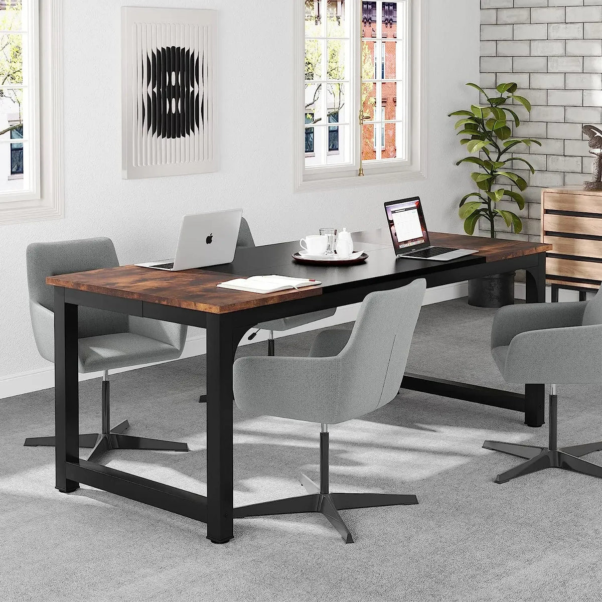 Tribesigns Modern Computer Desk for Home Office and Study