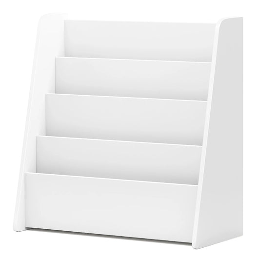 HOMASIS Kids Wooden Sling Bookshelf With Deep Shelves for Toddlers