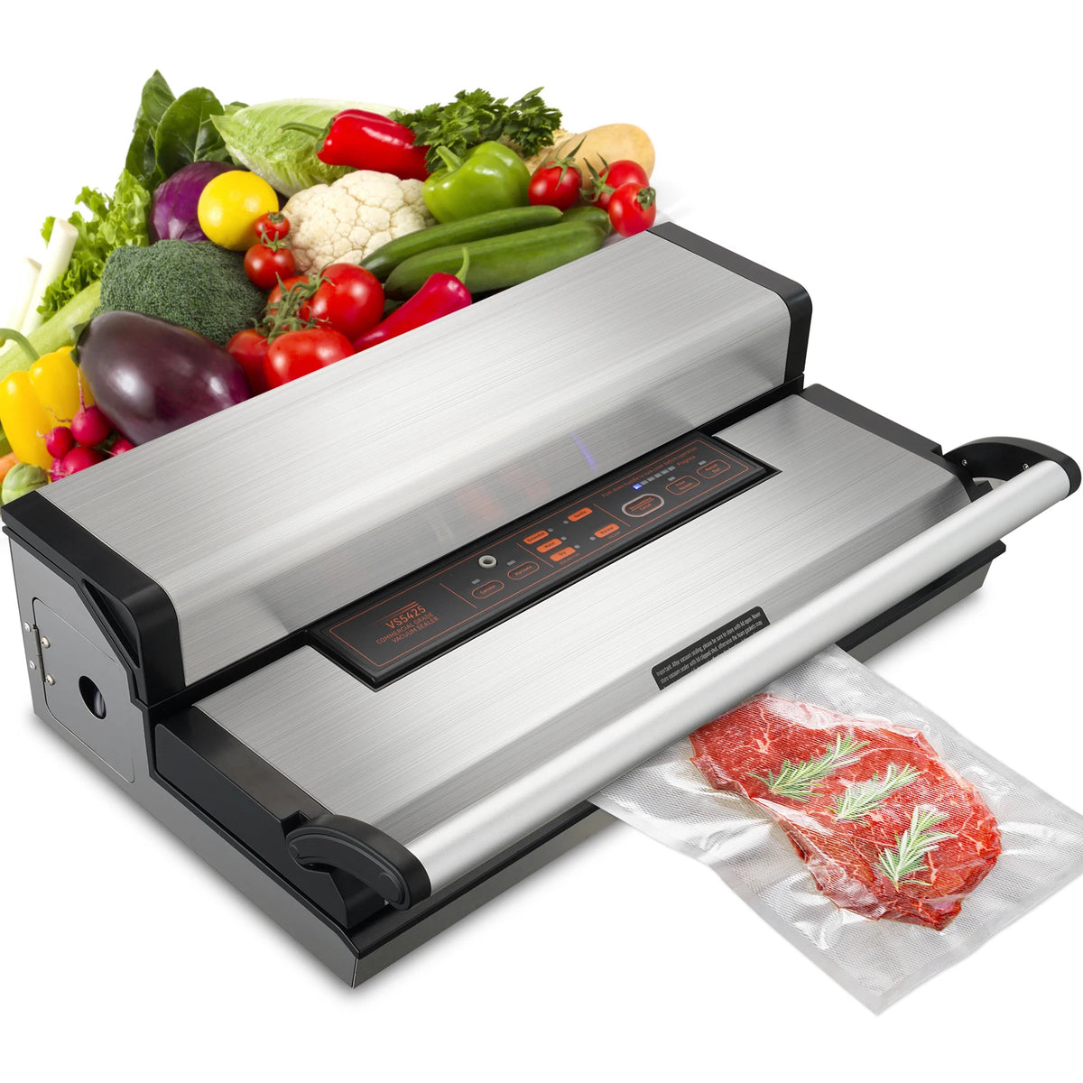 SucceBuy Automatic Commercial Vacuum Sealer Machine for Food Packaging