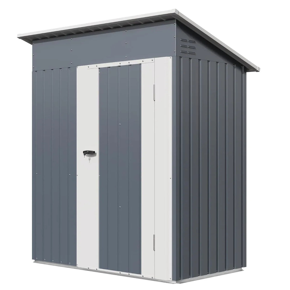 Metal Outdoor Storage Shed for Garden Tools and Patio Equipment