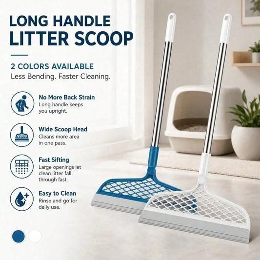 Silicone Broom Floor and Carpet Cleaner with Pet Hair Remover