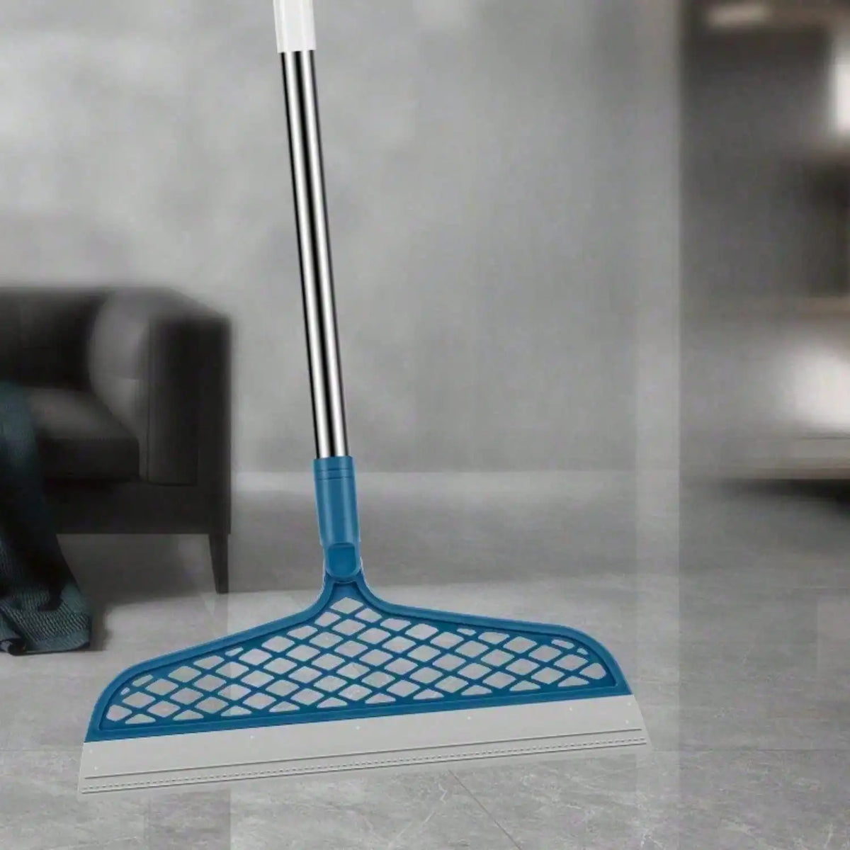 Silicone Broom Floor and Carpet Cleaner with Pet Hair Remover