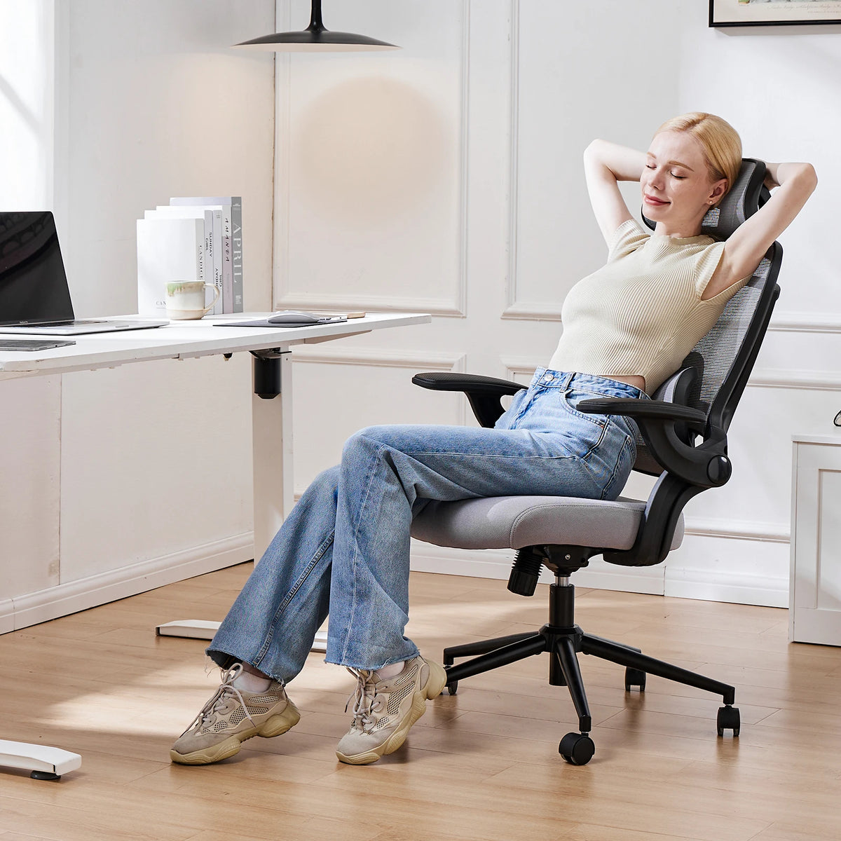 JHK Ergonomic Mesh Office Chair With Lumbar Support