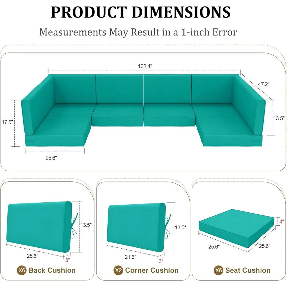 Outdoor Rattan Wicker Patio Sofa Set Weather Resistant Garden Furniture
