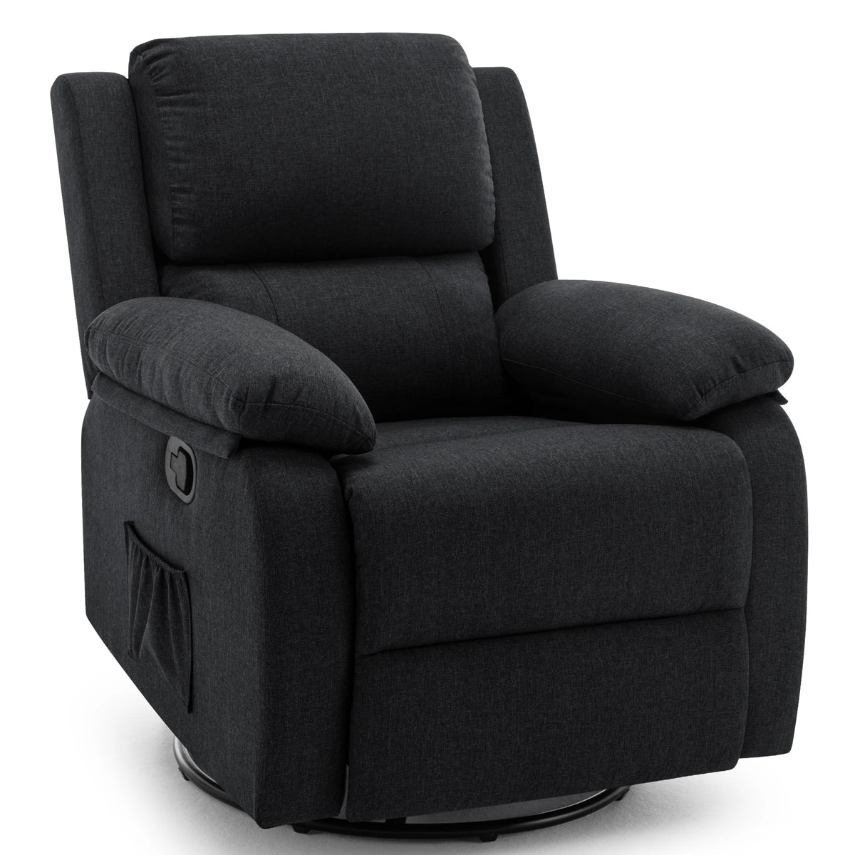 Korser Upholstered Swivel Rocker Recliner Chair for Home Furniture