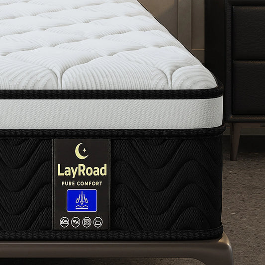 Memory Foam Spring Mattress With Medium Firmness And Pressure Relief
