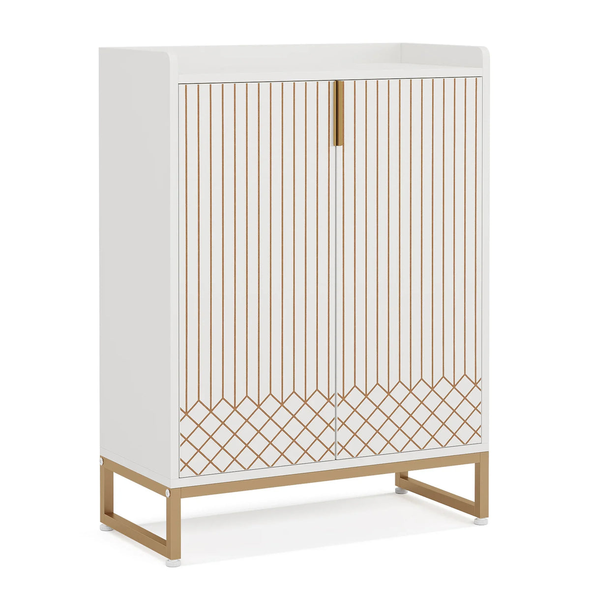 Tribesigns Shoe Storage Cabinet With Doors For Bedroom And Hallway